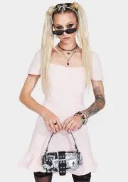 [Dolls Kill] Peach Syami Mini Dress