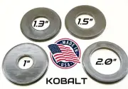 4pc Insert Ring Set for Kobalt Router Table 3.1" OD - 1", 1.35", 1.5", 2" ID