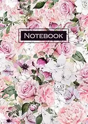 Notebook: A4 Lined Journal | Soft Front Cover with Beautiful Pink Flower Illustration | 155 pages