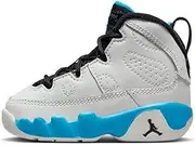 [Jordan] Toddler's 9 Retro Summit White/Black (401812 101), Black/Fire Red-cement Grey