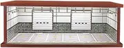 1:64 Scale Parking Lot Collectibles Container LED Display Case Vehicle Garage Showcase for Diecast Car Figures Layout Diorama, Style B