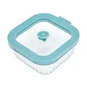 500ml Square Ribbed Glass Container