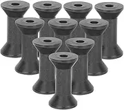 Angoily 10Pcs Wooden Sewing Spools Convenient Weaving Bobbins for DIY Crafting Smoothly Polished Thread Storage Embroidery Enthusiasts Vintage Decor