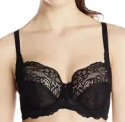 Panache Women's Andorra Wired Full Cup Bra (5675) 38E | Black