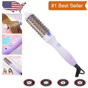 Lightweight Curling Iron Brush with Ionic Technology for Effortless Styling