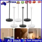 Metal Table Lamp Rechargeable 3 Color Stepless Dimmable Small Desk Night Light