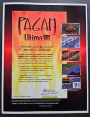 Ultima VIII 8 Pagan PC Game Big Box Promo Ad Wall Art Print Poster - Glossy