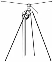 Hustler DCX Scanner Base Station Discone Antenna (40 - 950 MHz)