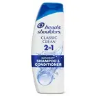 Head and Shoulders 2 in 1 Dandruff Shampoo and Conditioner, Classic Clean, 12.5