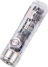 RovyVon A8 USB C Rechargeable Keychain Flashlight, 650 Lumen Super Bright Mini Flashlights with Red Amber Setting, Magnetic Worklight for Hands-Free