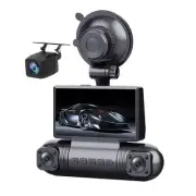 3in Car Dash Cam 4 Channels Front Rear Left Right Cameras Night Vision G-senor (for: Honda)