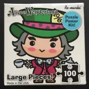 Re-marks Alice in Wonderland 100 Large Piece Puzzle Mad Hatter NEW