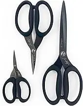 Tim Holtz - 3 Scissor Bundle | 5 Inch Mini Snips, 7 Inch Non-Stick Micro-Serrated Multi-Cutter, 9.5 Inch Titanium Shears | Crafting & Precision Cutting Set
