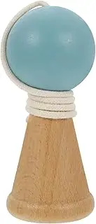 ibasenice Skill Ball Mini Accessories Baby Travel Toys Wooden Tissue Box Educational Kendama Toy Kids Kendama Toy Funny Kendama Toy Wood Toy Child Blue Japan Sports Toys