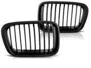 Parrilla delantera Parachoques Rejilla central for BMW E46 1998-2001 Black Opaca