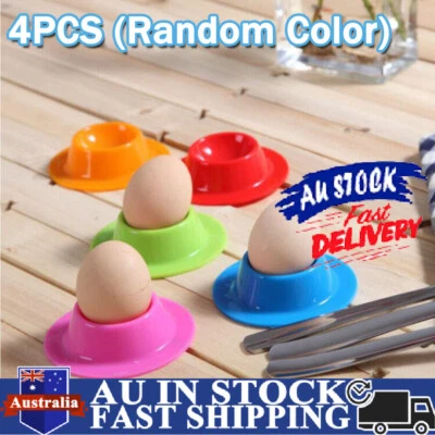 4 Pcs Holders Serving Kitchen Boiled In Modern Design Egg Cup VP
