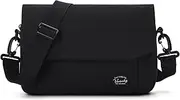 Lightweight Messenger Bag for Men,VASCHY Medium Classic Crossbody Flap Casual Satchel Shoulder Courier Bag