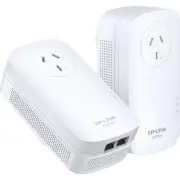 TP-LINK PA9020PKIT Gigabit Powerline Adapter Kit 2000Mbps Power Pass Av2000