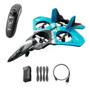 RC Remote Control Airplane 2.4G Remote Control Hobby Plane Glider Airplane EPP Foam Toys RC Drone - Blue