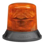 Narva 9-33V Short Profile Eurotech HD LED Strobe Rotator Amber Flange Base - 85268A