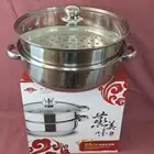 Stainless Steel Soup Pot + Steamer Combo Set - Brand new