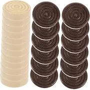 JOINPAYA 24pcs Wooden Chess Pieces Chess Game Checkers Set for Chinese Checkers Game Accessory