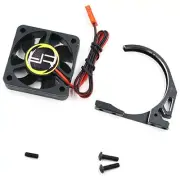 Yeah Racing Black 7075 Aluminum 1/8 Motor Mount W/ 40mm Tornado Fan YA-0581BK