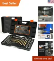 Professional 62-Piece Bolt Extractor Kit with Portable Case for Easy Extraction