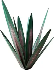 Metal Agave Plant Hand Painted Garden Yard Art Decoration Statue Metal Agave Yard Art for Outdoor Patio