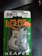 Reaper Dark Heaven Legends 03807 Dragoth the Defiler Undead Lord on Throne Count