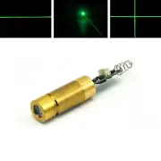 10mW 532nm Dot Line Cross Green Laser Diode Module Brass 3-5V Driver