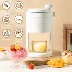 Manual Ice Crusher Hand-Crank Ice Shaver with Ice Freezing Mold Mini CaFSH