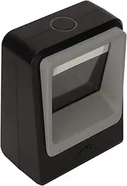 High Sensitivity Desktop QR Code Scanner for Supermarkets Shops, 1D 2D Code Scanner for Efficient Identification, ABS Material