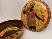 Adonis Greek Mythology Rare Hellenic Ancient Art Pottery Jewelry Case
