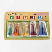 Binding Bias Tape Makers Sewing Machine Tools Pick Size 6mm/9mm/12mm/18mm/25mm Bias Binding Tape Maker Sewing Accessories Bookbinding Press(5pcs)