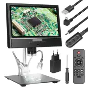 ANDONSTAR 10 Inch Digital Microscope4X Zoom 1080P LCD Display Magnifier Soldering Microscope with LED