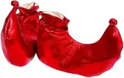Clown Shoes Covers Adults Carnivals Performances Fun Party Costume Accessories, Red