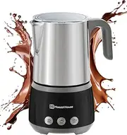 [Maestri House] Milk Frother, 500 ml 4-in-1 Electric Milk Frother, 600 W Smart Touch Control for Hot and Cold, Memory Function for Latte, Cappuccino, Warm Milk, Hot Chocolate Milk