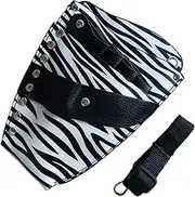 MERRYHAPY Scissor Holder Barber Waist Pouch Durable Leather Hair Stylist Bag with Design for Easy Carrying Lightweight Scissor Storage for Salon Professionals