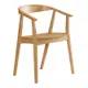 文創集 狄克特北歐風實木餐椅(單張餐椅販售出貨)-47.5x56x77cm免組