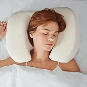 NextSleep, The Best Back Sleeper Pillow, Sleep on your Back Comfortably, Wrinkle Prevention, Patent Pending Neck Support, Satin Case Included, 100 Night Sleep Trial, CertiPUR-US
