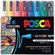 POSCA PC 5M Paint Marker Assorted 8 Pack