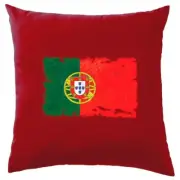 Portugal Grunge Flag - Cushion - Portuguese Lisbon Flags World Country