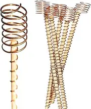 Copper Stakes for Gardening | Electroculture Copper Coil Antennas - 12Inch Electronic Gardening Sticks for Horticulture Vegetables Balconies Fruits Higher Yields