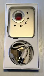 Spy Camera Finder + Anti-Theft Detect Safety Privacy Portable Vibration White