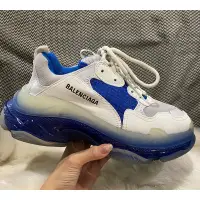 在飛比找蝦皮購物優惠-巴黎世家 老爹鞋 balenciaga triple s 藍