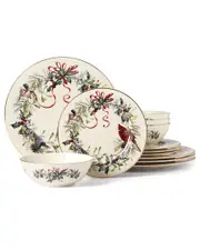 Lenox Winter Greetings 12pc Dinnerware Set