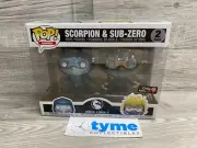 Funko Pop! Games Mortal Kombat X Scorpion and Sub-Zero 2 Pack Gamestop Exclusive