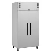 Williams Pearl - Slim Two Door White Colorbond Upright Storage Freezer