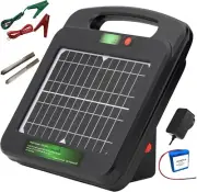 Solar Charger Portable Power Station Pet Fence 3 Mile 0.25 Joules Output (9-1...